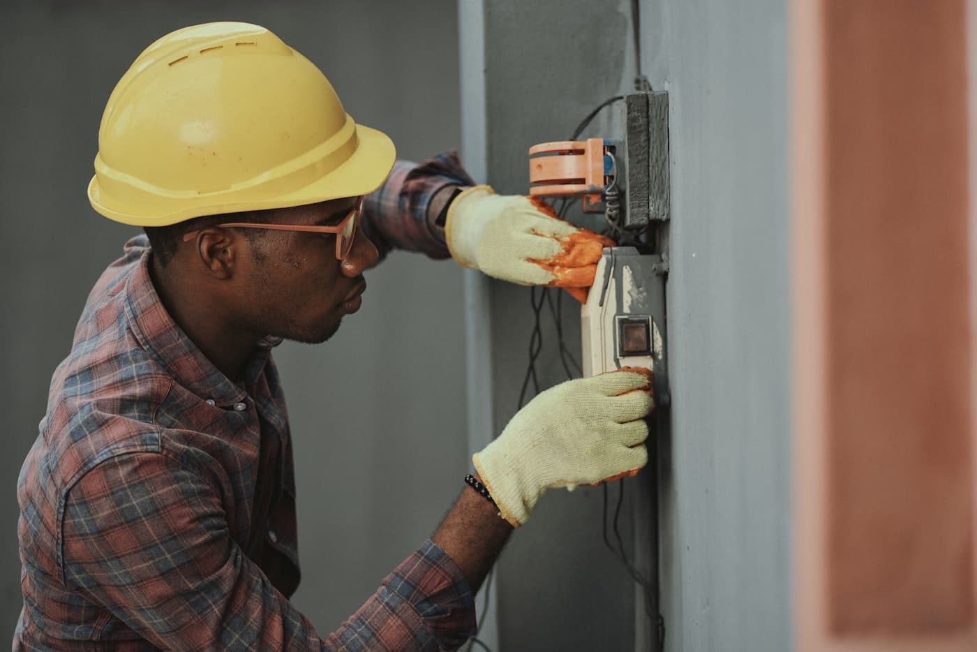 HVAC business at work